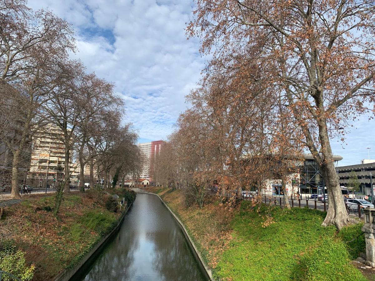 Gare Matabiau Toulouse Agreable Appartement Au Bord Du Canal Exterior foto